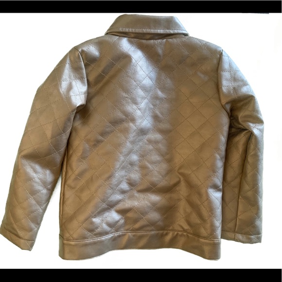 NWOT Betsey Johnson Faux Leather Jacket 3T - Picture 2 of 4
